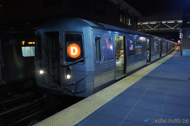 R68 (D) Train - Coney Island-Stillwell Avenue