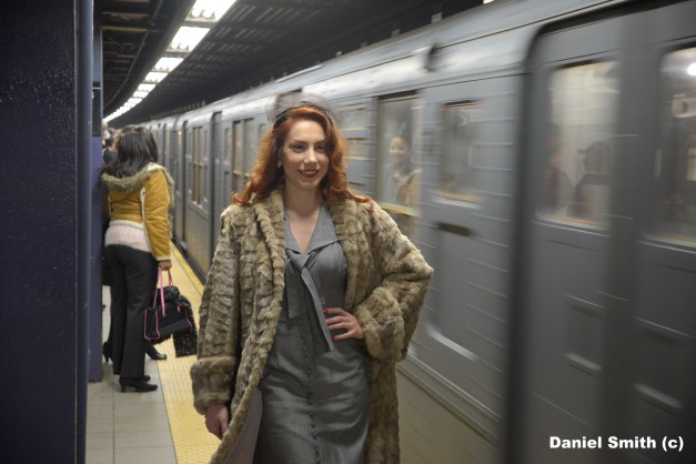 Women And Vintage Train