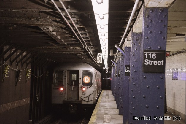 R68 (D) Train Leaves 116th Street