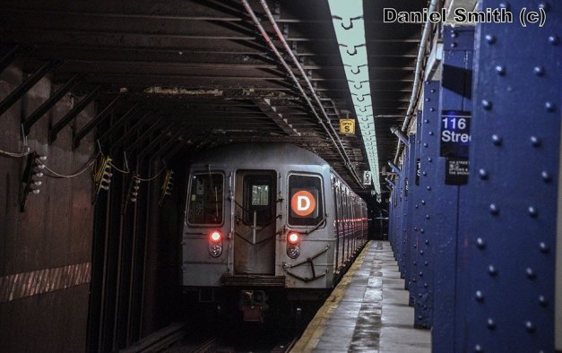 R68 D Train Leaves 116th Street