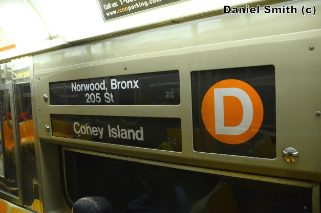R68 (D) Train Interior Rollsign