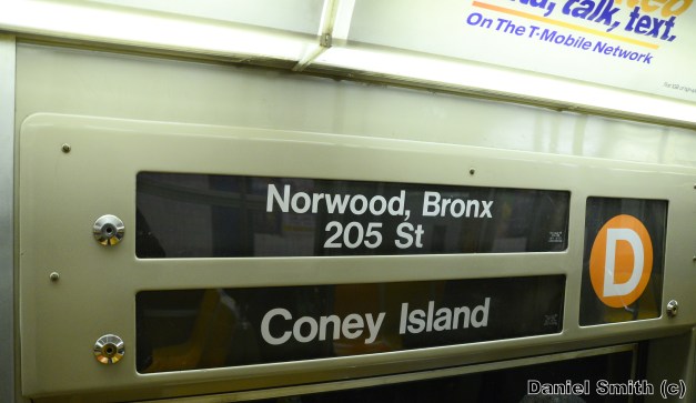 R68 (D) Train Interior Rollsign