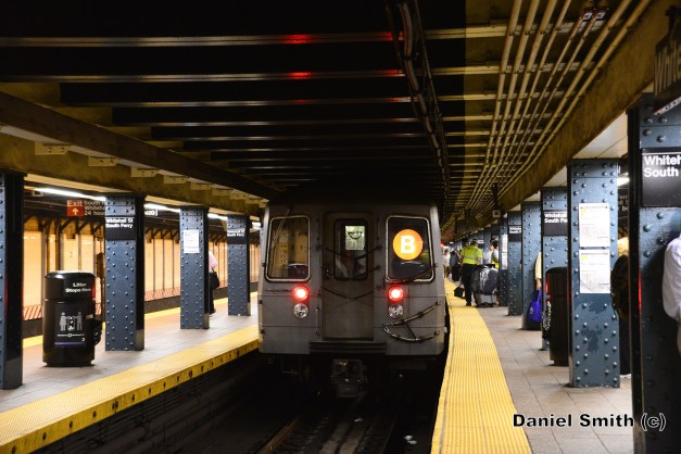 R68A B Train Leaves Whitehall Street