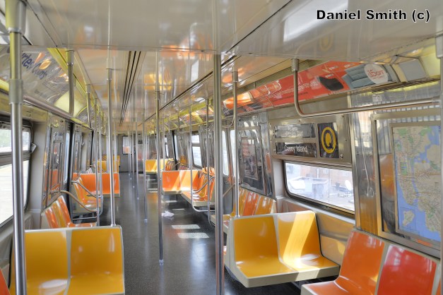 R68 (Q) Train Interior