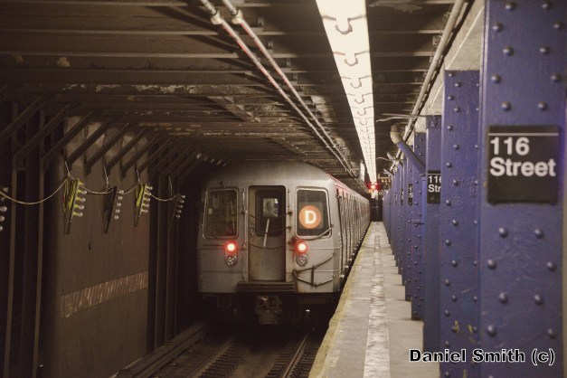 R68 (D) Train Leaves 116th Street