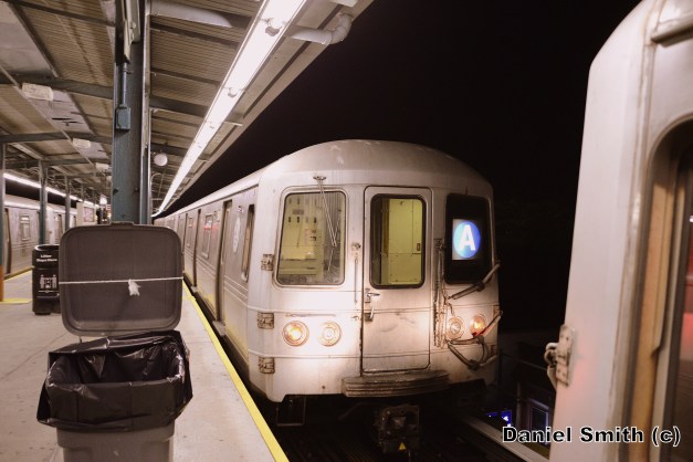 R46 A Train At Lefferts Blvd (Late Night Storage)