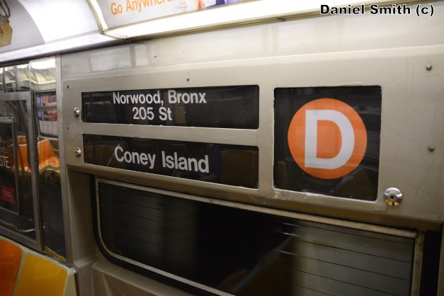 R68 (D) Train Interior Rollsign