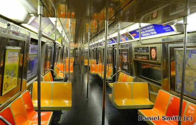 R68 B Train Interior