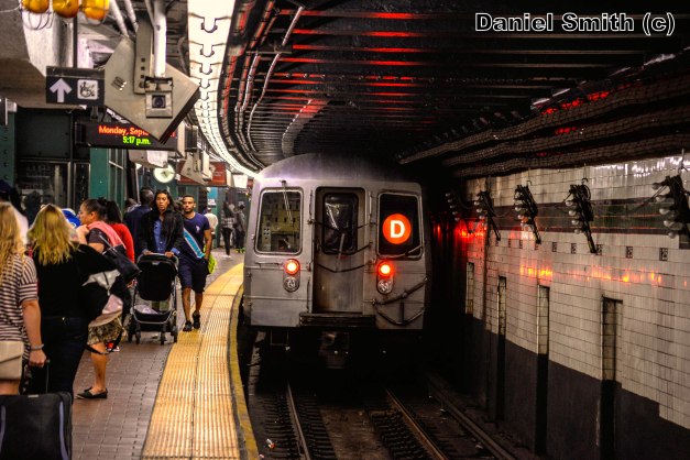 R68 2742 On The D Train Leaves 125th Street