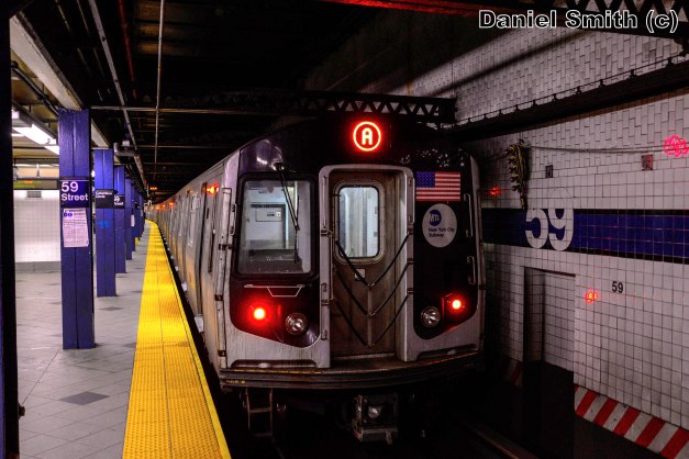 R160 A Train At 59th Street