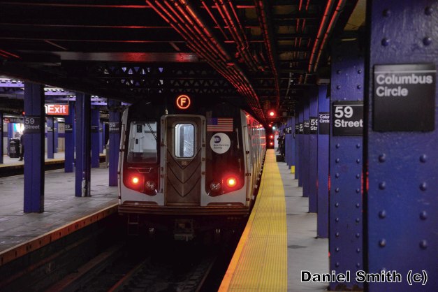 R160 F Train Leaves 59th Street