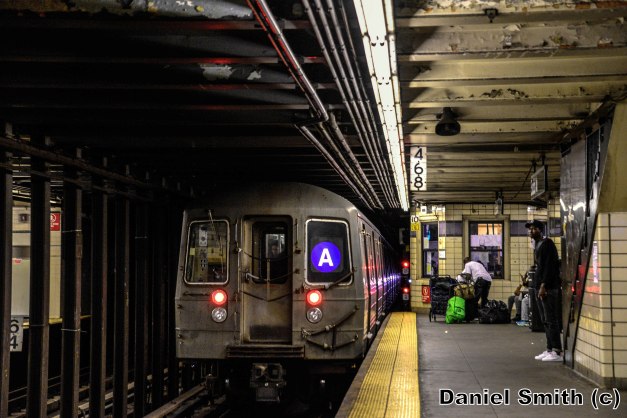 R68 A Train Leaves Euclid Avenue