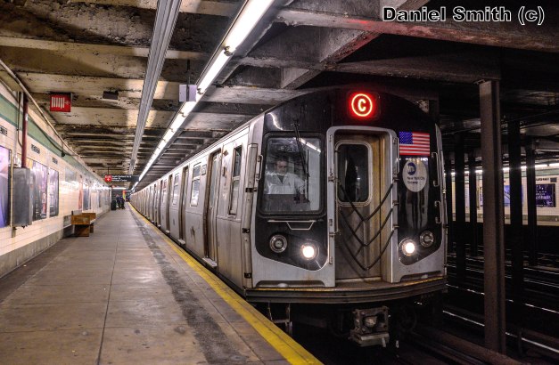 Zach Summer Operating The R160A-1 C Train At Lafayette Avenue
