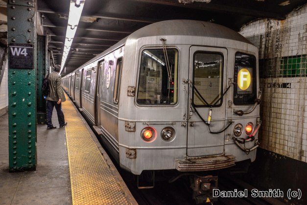 R46 F Train At West 4th Street