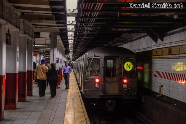 R68A N Train Leaves Dekalb Avenue