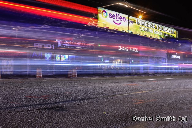 Atlantic Avenue At Night