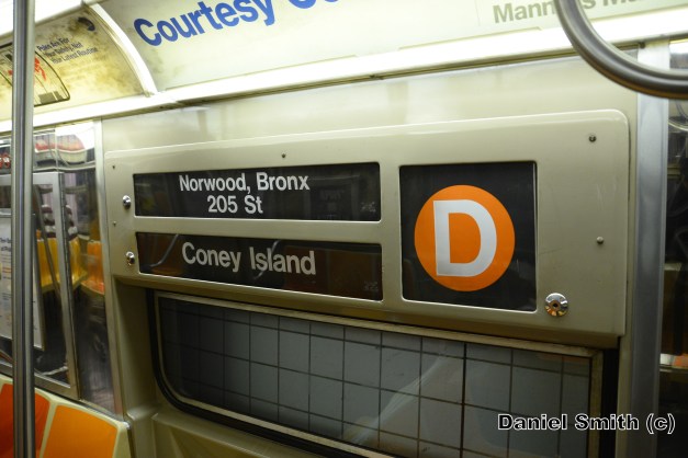 R68 (D) Train Interior Rollsign