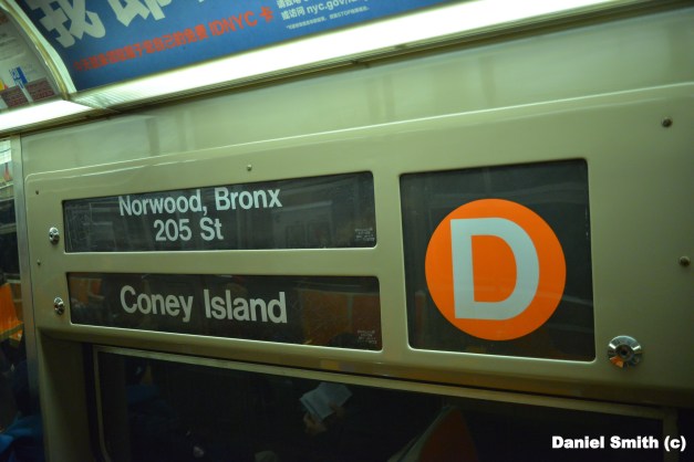 R68 (D) Train Interior Rollsign