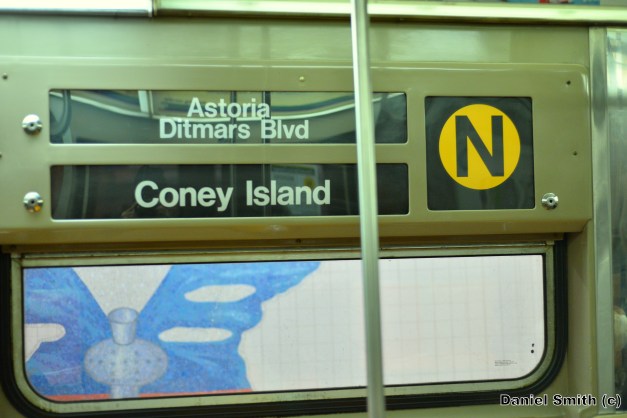 R68 (N) Train Interior Rollsign