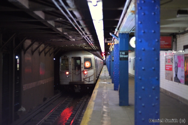 R68 (D) Train At West 116th Street