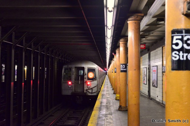 R68 D Train Leaves 53rd Street