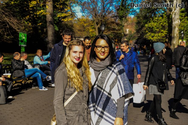 Tourists In Central Park