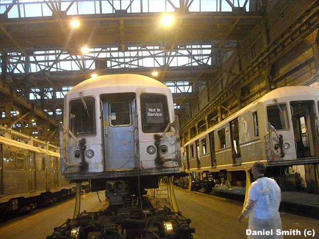 R40M Not In Service At 207th Street Yard