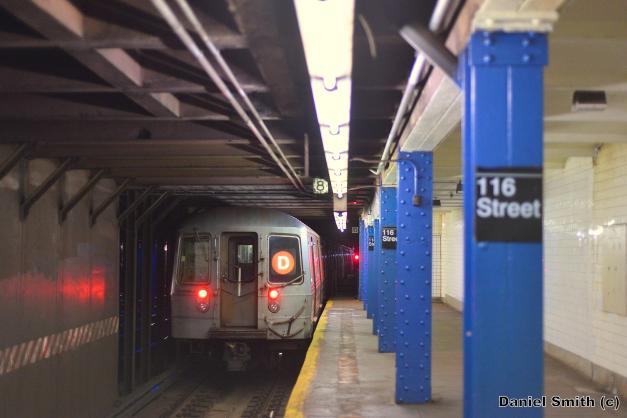 R68 (D) Train At West 116th Street