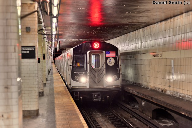 R160A-1 M Train At Chambers Street