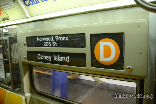R68 (D) Train Interior Rollsign