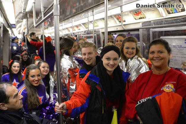 Parade Performers On The D Train